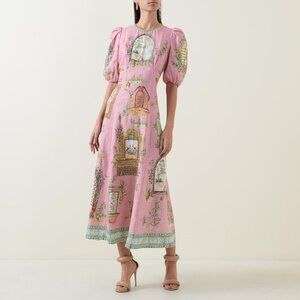 Alemais monte midi dress